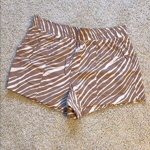 NWOT A NEW DAY Stylish Zebra Print Women's Shorts XL